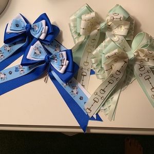 2 sets of Adorable girls hair bows
